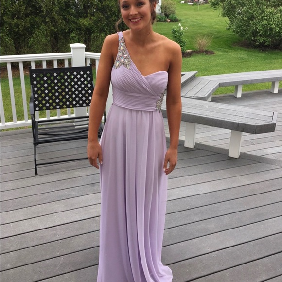Lilac prom dress - Picture 2 of 3